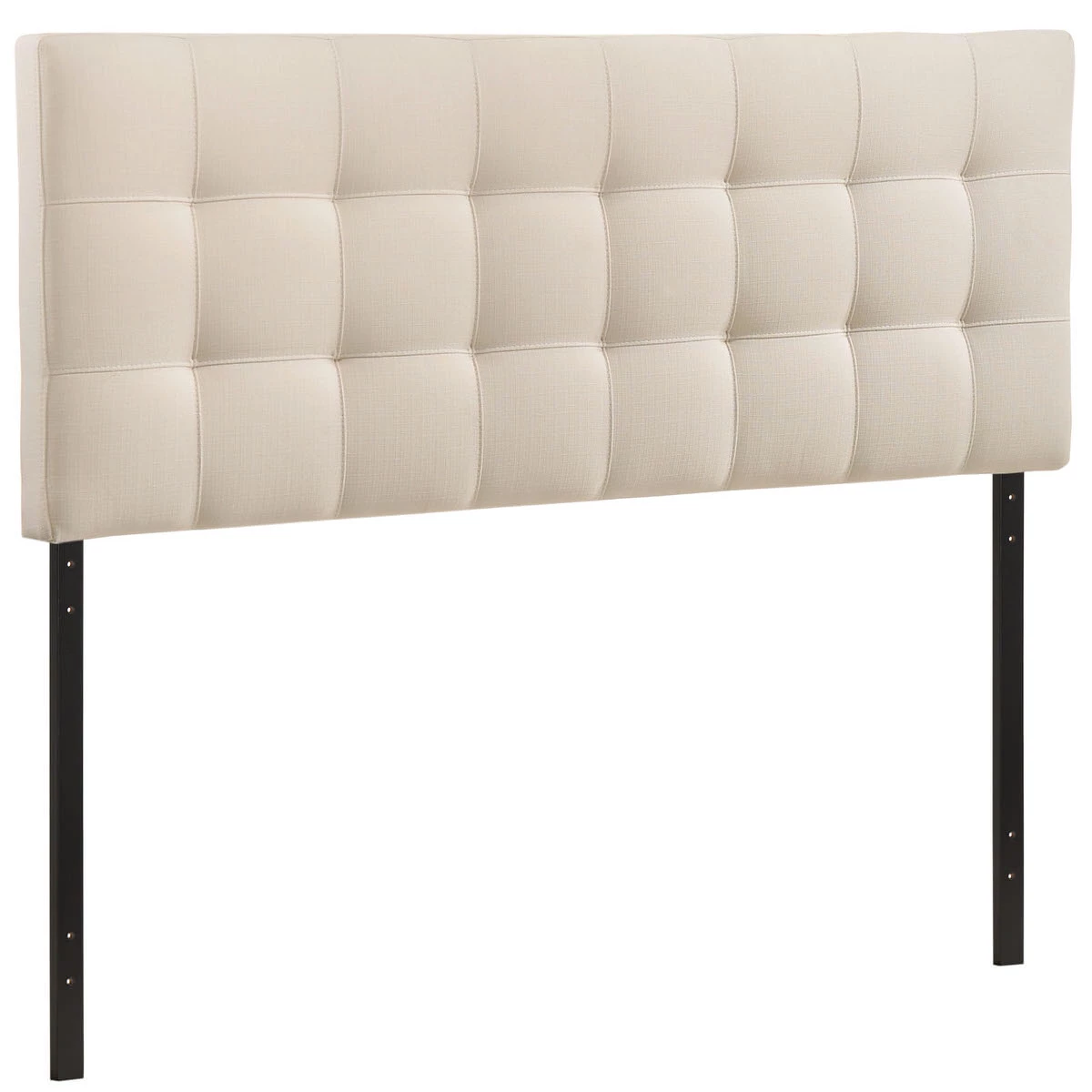 Lily Full Upholstered Fabric Headboard Ivory 5 Lily Full Upholstered Fabric Headboard Ivory - Image 3