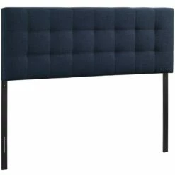 Lily Full Upholstered Fabric Headboard Navy -WALKER EDISON Shop MOD 5146 NAV 2