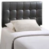 Lily Twin Upholstered Vinyl Headboard Black -WALKER EDISON Shop MOD 5149 BLK 1