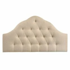 Sovereign Queen Upholstered Fabric Headboard Beige