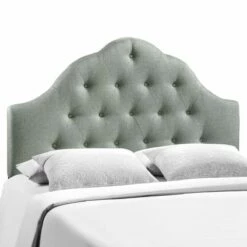 Sovereign Full Upholstered Fabric Headboard Gray