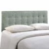 Emily Queen Upholstered Fabric Headboard Gray -WALKER EDISON Shop MOD 5170 GRY 1