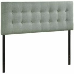 Emily Full Upholstered Fabric Headboard Gray -WALKER EDISON Shop MOD 5172 GRY 2
