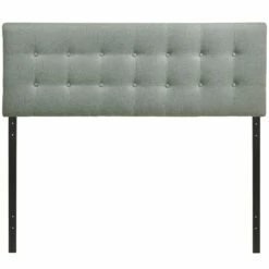 Emily Full Upholstered Fabric Headboard Gray -WALKER EDISON Shop MOD 5172 GRY 3