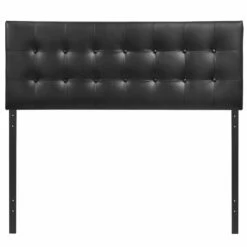 Emily Full Upholstered Vinyl Headboard Black -WALKER EDISON Shop MOD 5173 BLK 3