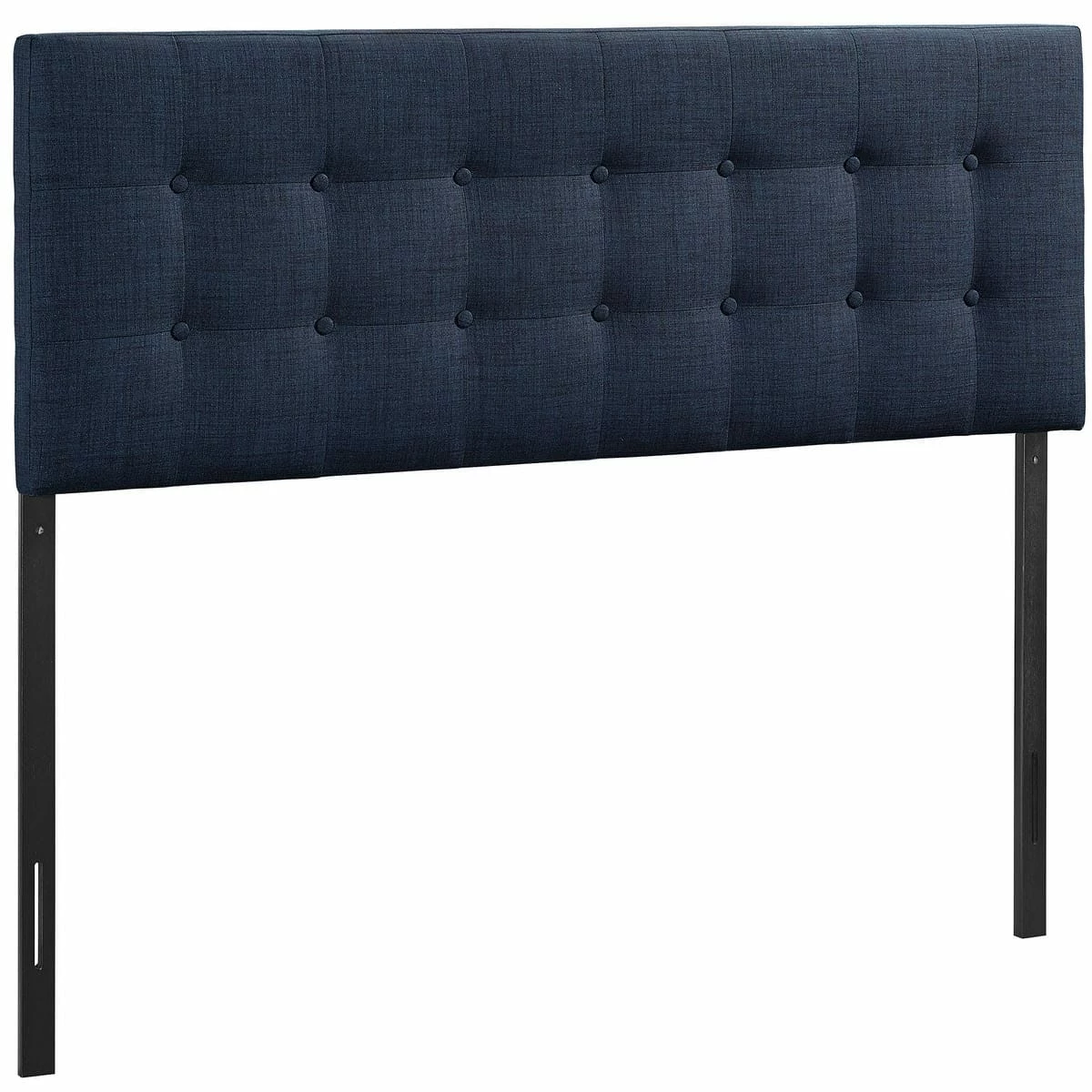 Emily King Upholstered Fabric Headboard Navy 4 Emily King Upholstered Fabric Headboard Navy - Image 2