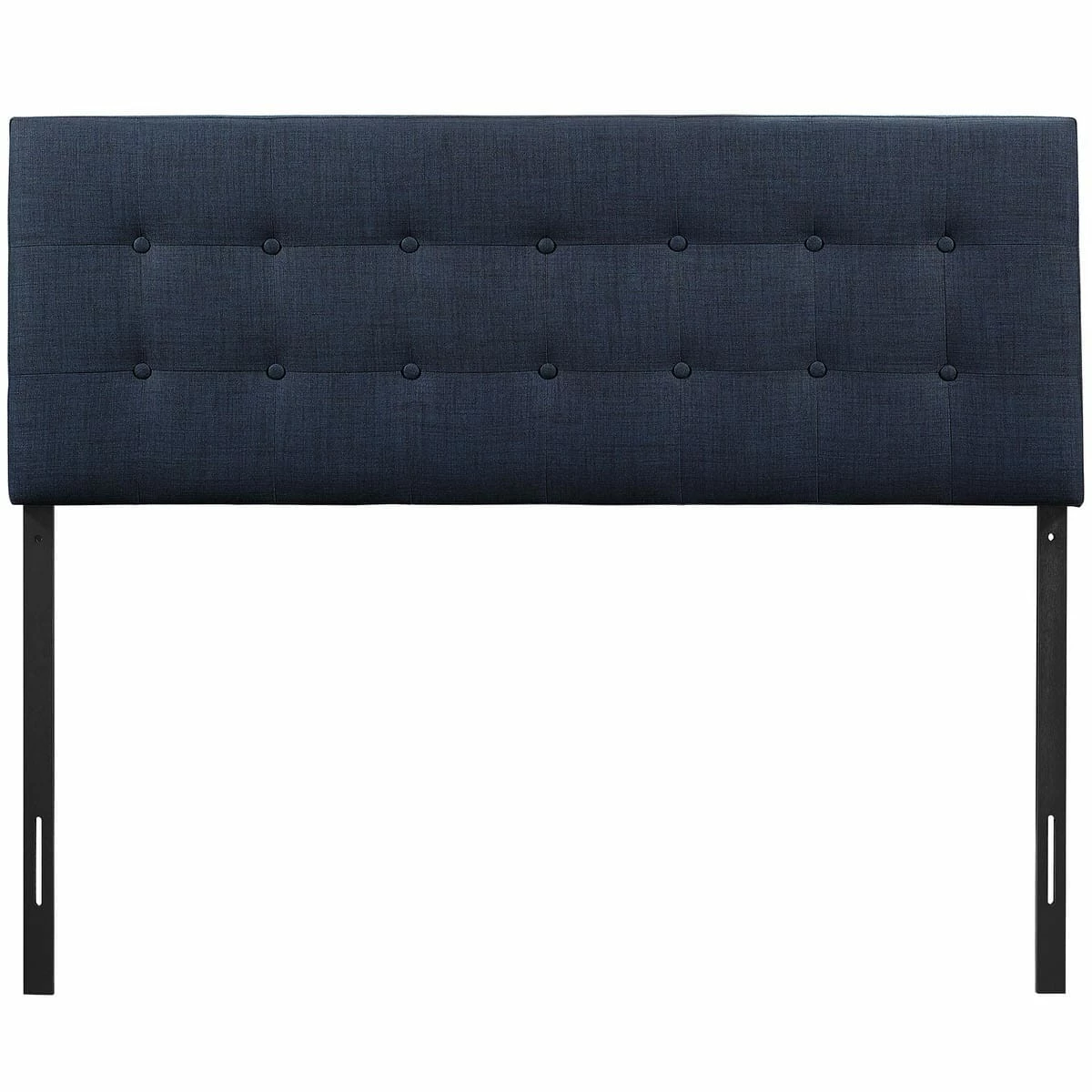 Emily King Upholstered Fabric Headboard Navy 5 Emily King Upholstered Fabric Headboard Navy - Image 3