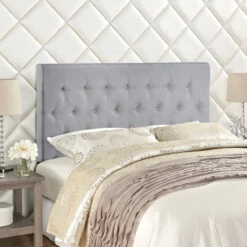 Clique King Headboard Sky Gray 9 Clique King Headboard Sky Gray -WALKER EDISON Shop MOD 5203 GRY 4