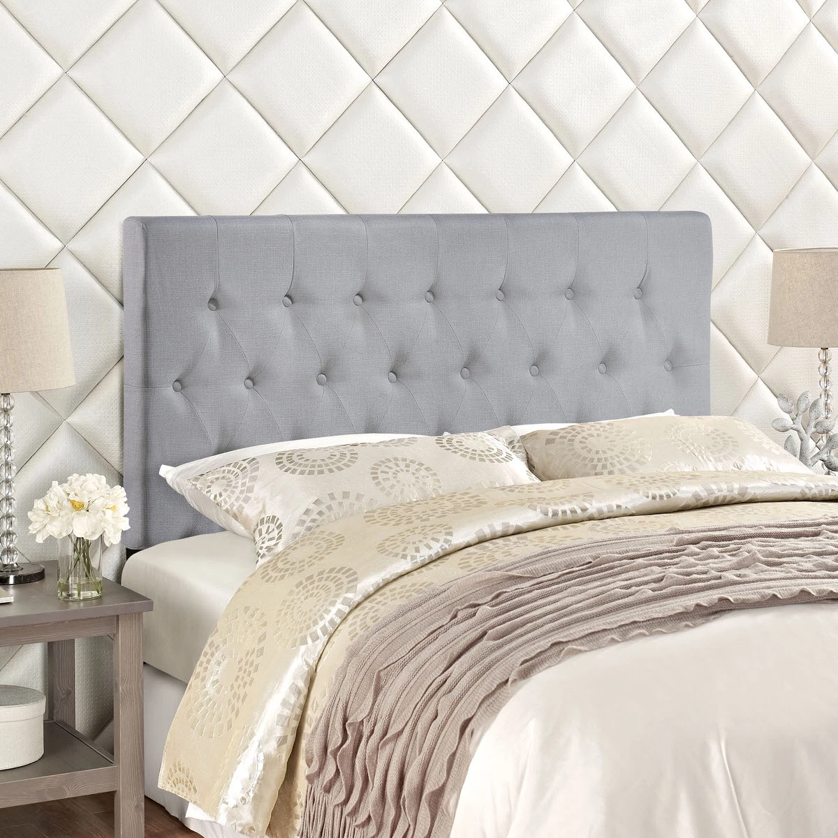 Clique King Headboard Sky Gray 6 Clique King Headboard Sky Gray - Image 4