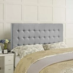 Tinble Queen Headboard Sky Gray 10 Tinble Queen Headboard Sky Gray -WALKER EDISON Shop MOD 5210 GRY 4