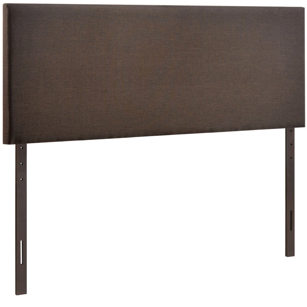 Region Queen Upholstered Headboard Dark Brown 5 Region Queen Upholstered Headboard Dark Brown - Image 3