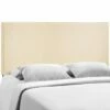 Region Queen Upholstered Headboard Ivory -WALKER EDISON Shop MOD 5211 IVO 1
