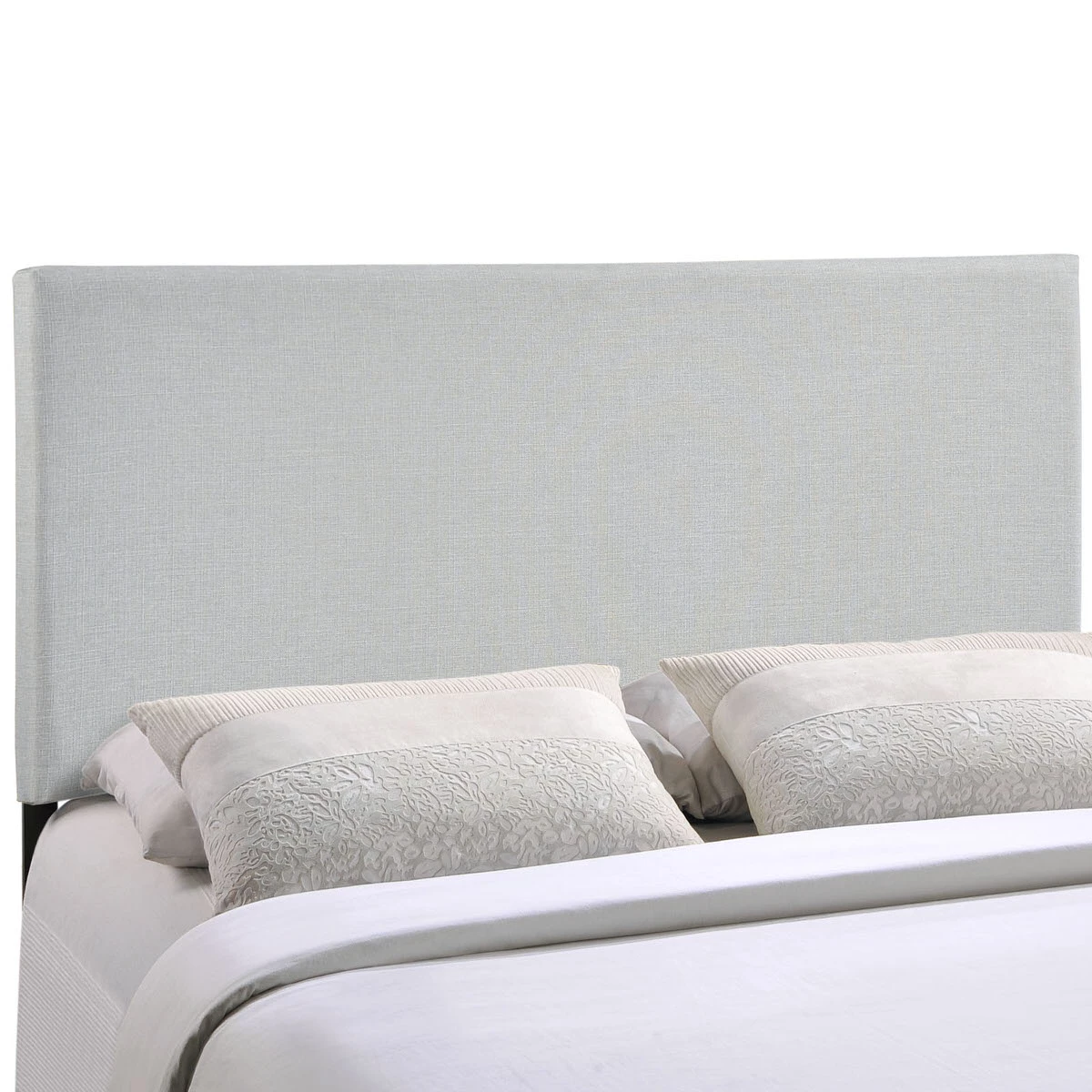 Region Full Upholstered Headboard Sky Gray 3 Region Full Upholstered Headboard Sky Gray