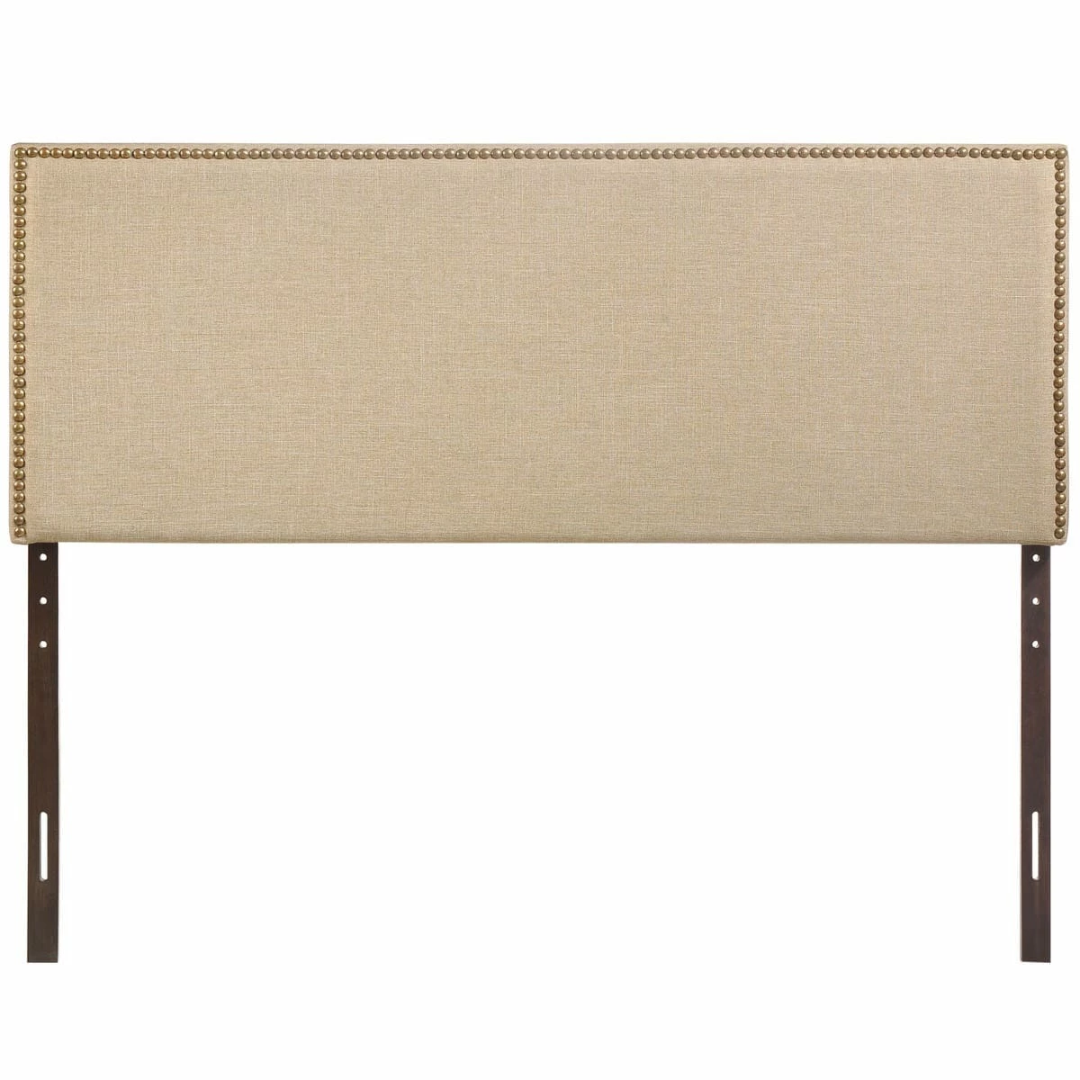Region Queen Nailhead Upholstered Headboard Cafe 4 Region Queen Nailhead Upholstered Headboard Cafe - Image 2