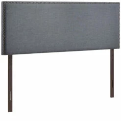 Region Queen Nailhead Upholstered Headboard Smoke 9 Region Queen Nailhead Upholstered Headboard Smoke -WALKER EDISON Shop MOD 5215 SMK 3