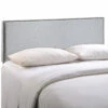 Region King Nailhead Upholstered Headboard Sky Gray