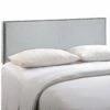 Region Full Nailhead Upholstered Headboard Sky Gray -WALKER EDISON Shop MOD 5217 GRY 1