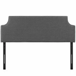 Laura Full Upholstered Fabric Headboard Gray -WALKER EDISON Shop MOD 5392 GRY 2