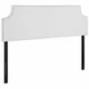 Laura Queen Upholstered Vinyl Headboard White -WALKER EDISON Shop MOD 5393 WHI 1