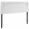 Josie Full Upholstered Vinyl Headboard White -WALKER EDISON Shop MOD 5399 WHI 1