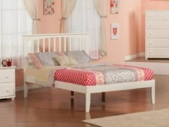 Mission White Platform Bed -WALKER EDISON Shop Mission WH FUL