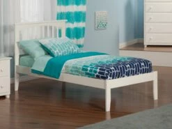Mission White Platform Bed -WALKER EDISON Shop Mission WH TWN