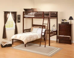 Mission Loft Bed W/Corner Workstation -WALKER EDISON Shop Mission Loft AW 2