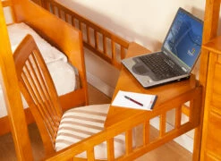 Mission Loft Bed W/Corner Workstation -WALKER EDISON Shop Mission Loft CL CornerDesk