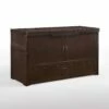 Cube Queen Murphy Cabinet Bed Dark Chocolate