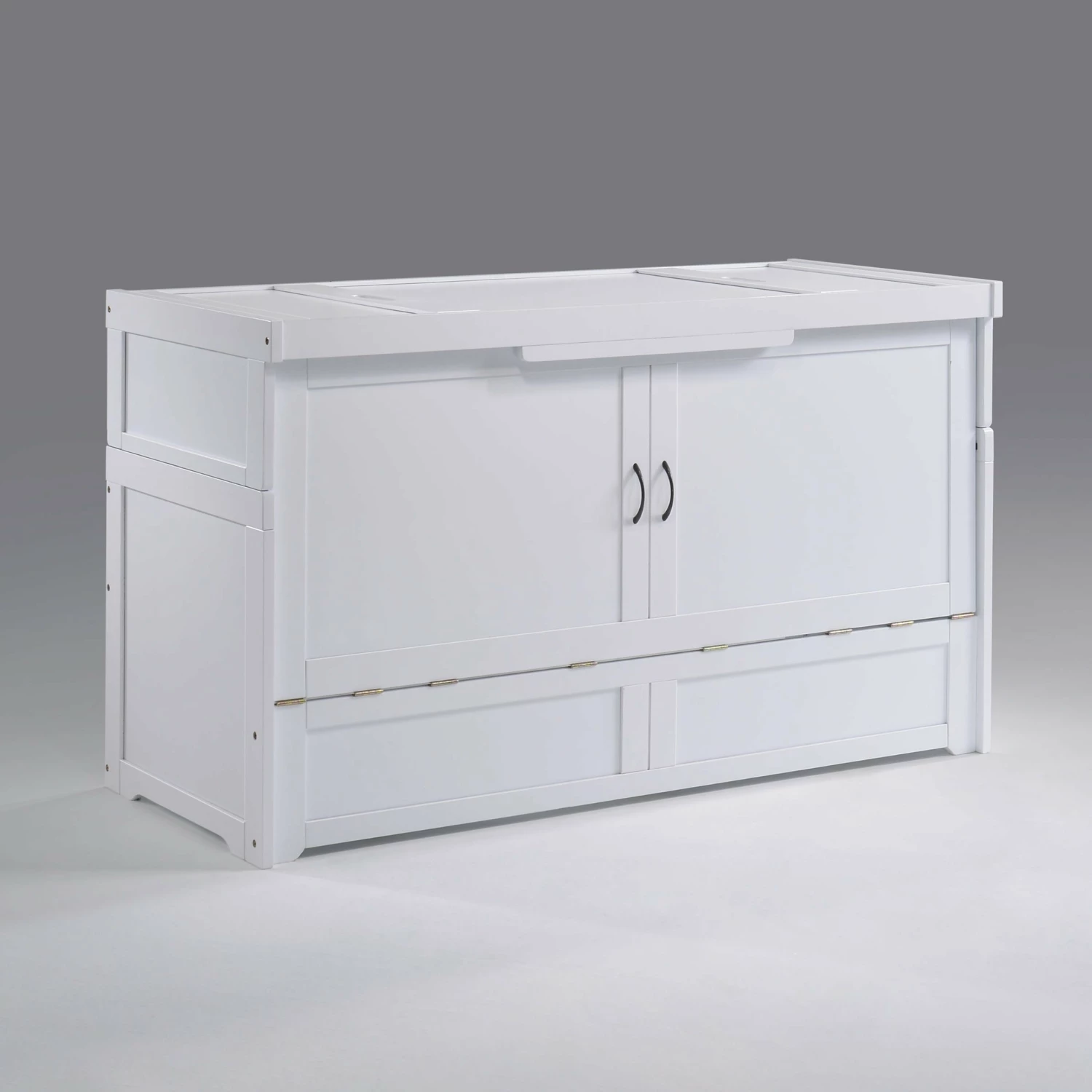 Cube Queen Murphy Cabinet Bed White 3 Cube Queen Murphy Cabinet Bed White