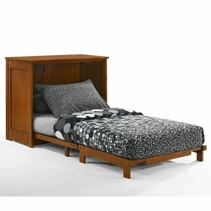 Orion Cherry Twin Murphy Cabinet Bed 4 Orion Cherry Twin Murphy Cabinet Bed - Image 2