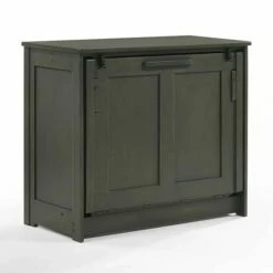 Orion Stonewash Twin Murphy Cabinet Bed