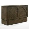 Ranchero Murphy Cabinet Bed Queen Wildwood Brown -WALKER EDISON Shop ND RAN QEN WWB