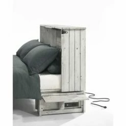 Ranchero Murphy Cabinet Bed Queen Wildwood Vintage White 8 Ranchero Murphy Cabinet Bed Queen Wildwood Vintage White -WALKER EDISON Shop ND RAN QEN WWVWH 2