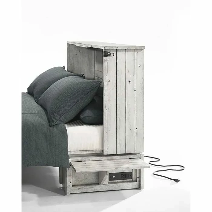 Ranchero Murphy Cabinet Bed Queen Wildwood Vintage White 5 Ranchero Murphy Cabinet Bed Queen Wildwood Vintage White - Image 3