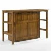 Siesta Black Walnut Twin Desk Murphy Cabinet & Chair