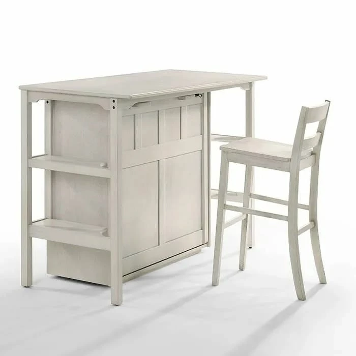 Siesta Vintage White Twin Desk Murphy Cabinet & Chair 3 Siesta Vintage White Twin Desk Murphy Cabinet & Chair