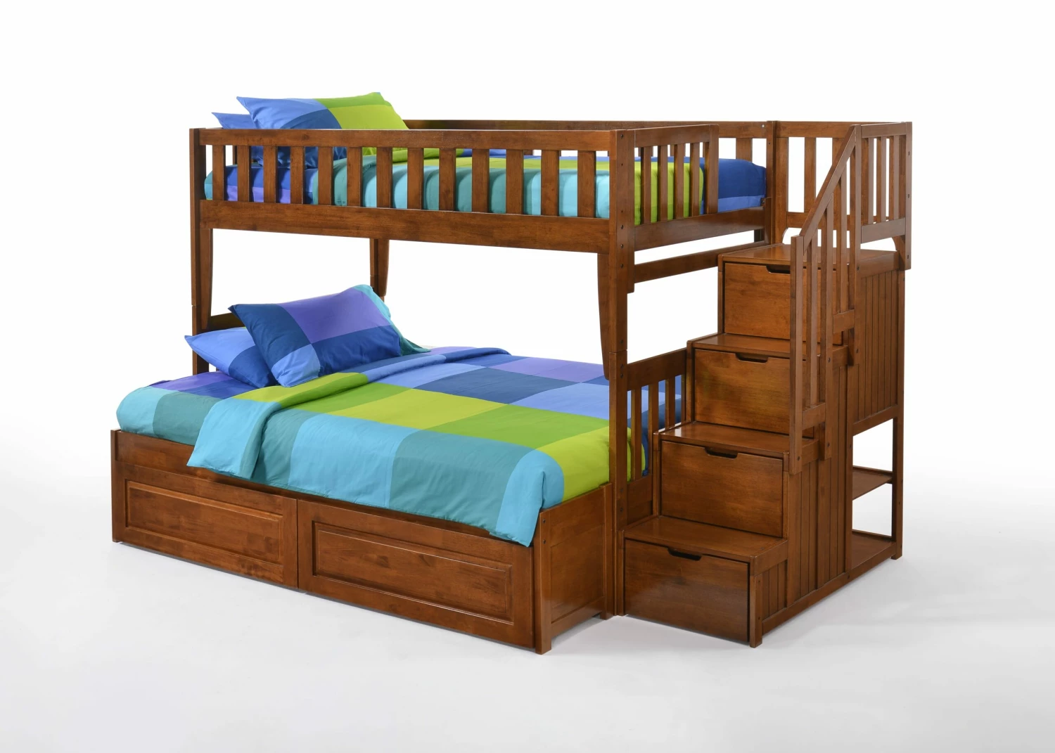 Peppermint Staircase Bunk Bed Cherry 3 Peppermint Staircase Bunk Bed Cherry