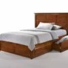 K Series Tarragon Cherry Platform Bed -WALKER EDISON Shop NDF TAR K CH BED