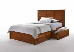 K Series Tarragon Cherry Platform Bed