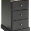 3-Drawer Nightstand -WALKER EDISON Shop Night Stand JA 1000