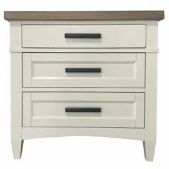 Americana Modern 3 Drawer Nightstand W/Charging Station