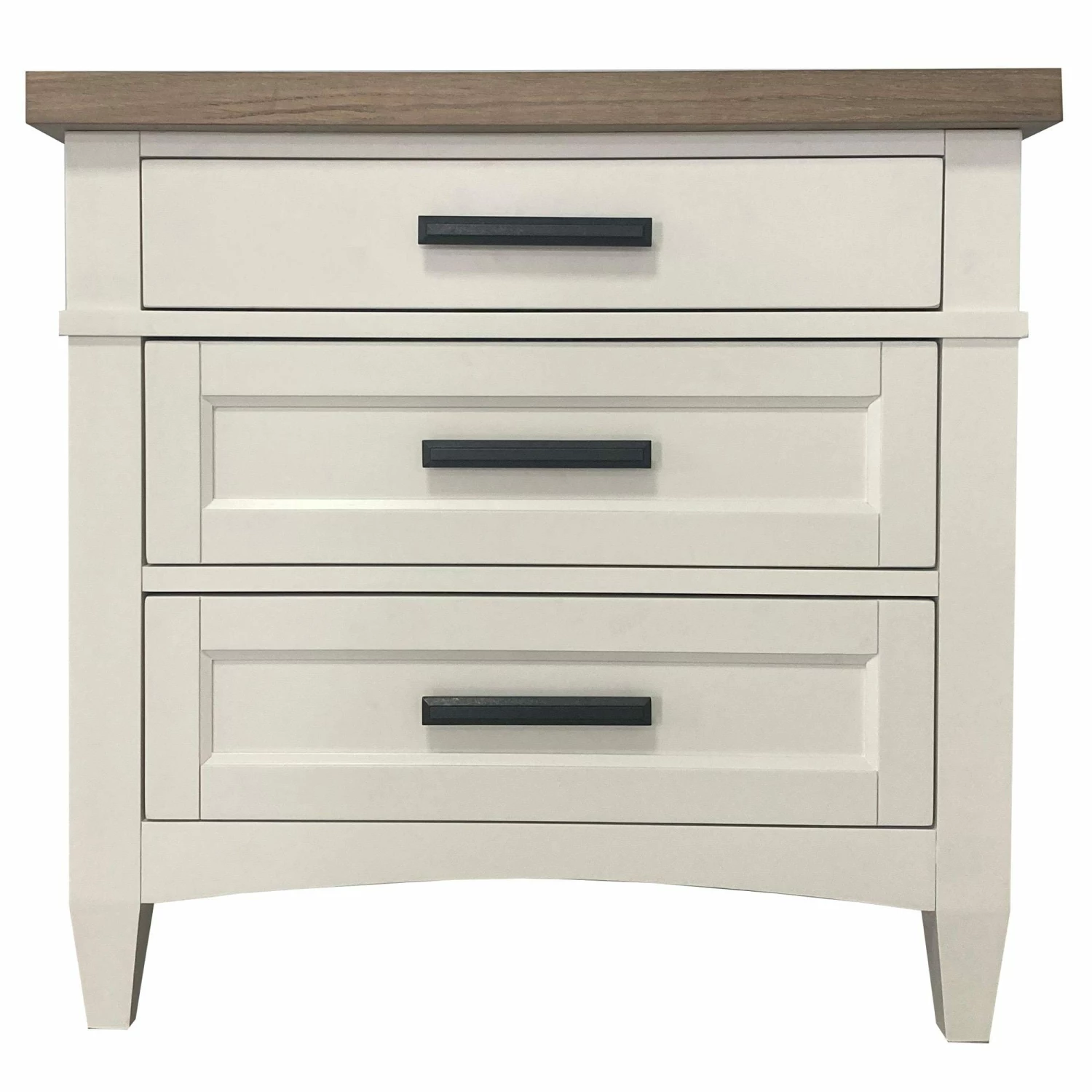 Americana Modern 3 Drawer Nightstand W/Charging Station 3 Americana Modern 3 Drawer Nightstand W/Charging Station