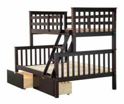 Mission Twin Over Full Bunk Bed -WALKER EDISON Shop PI MIS TWFL JV 2