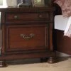 F4345 Cherry Pine Wood Nightstand -WALKER EDISON Shop PNDX F4345