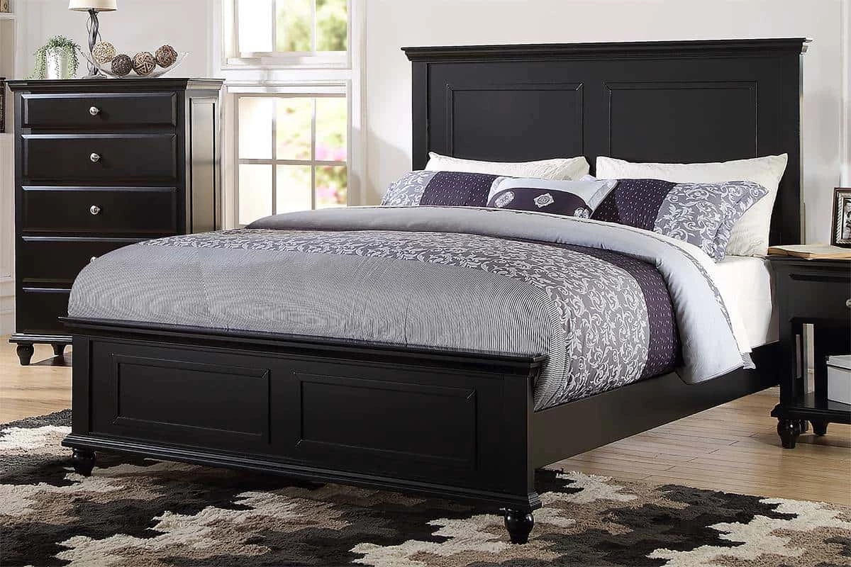 F9271 Black Birch Veneer & Plywood Bed 3 F9271 Black Birch Veneer & Plywood Bed