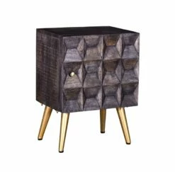 Coastline 8188 Grey Wood Nightstand