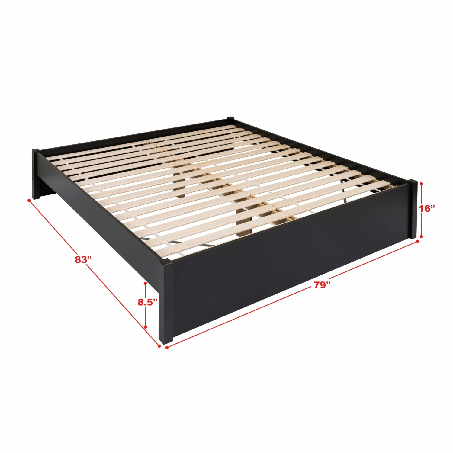 King Select 4-Post Black Platform Bed 7 King Select 4-Post Black Platform Bed - Image 5