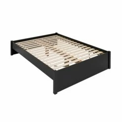 Queen Select 4-Post Black Platform Bed