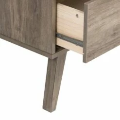 Milo Mid Century Modern 2-Drawer Drifted Gray Nightstand -WALKER EDISON Shop PRPC DDNR 1402 1 3